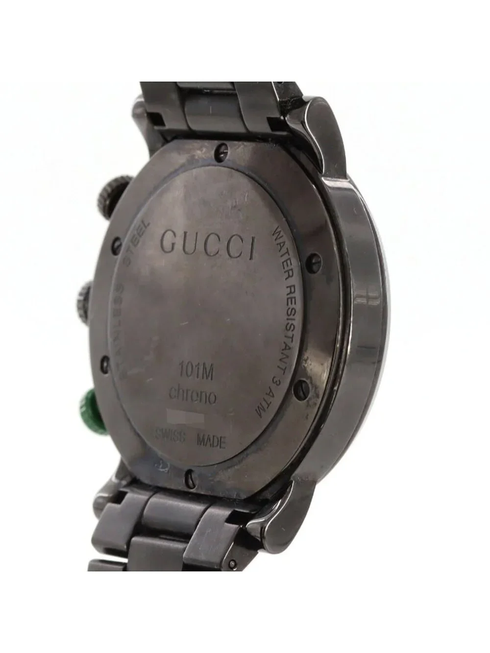 Gucci Chrono Pvd SS Quartz Watch